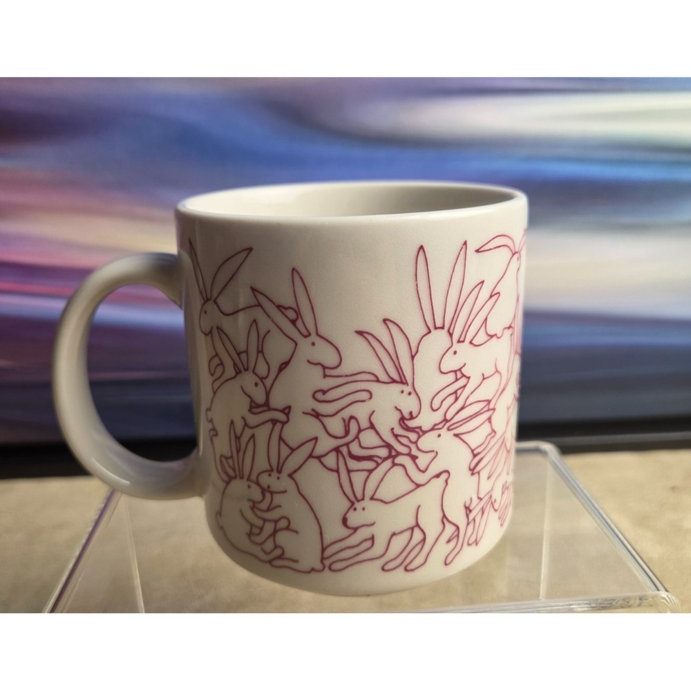 Taylor & NG Rabbit, Bunny Mug Win Ng, San Francisco Japan, Vintage 1984, Naughty